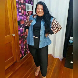 Leopard and Denim LOOK Shacket